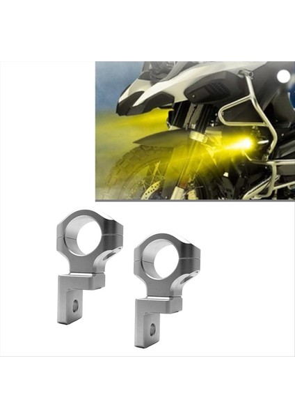 2pcs Motosiklet LED Yardımcı Sis Braket Braket Tampon Spot Işık Braketi Bmw R1250GS R1200GS Adv (Yurt Dışından) indirimleri