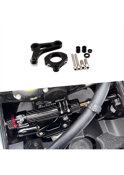 Motosiklet Ayarlanabilir Direksiyon Yamaha Için Damper Braket Montaj Kiti XMAX300 Xmax Xmax 300 X-MAX300 2017-2023 (Yurt Dışından) fırsatları