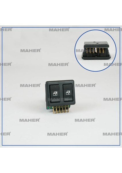 DÜĞME CAM AÇMA DOĞAN L / UNO (ÇİFTLİ) SOL 181449680