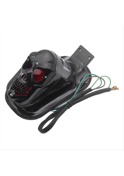 Motosiklet Kafatası Arka Işık Dönüş Sinyal Fren Lambası Lospe Lambası Lamba Arka Kuyruk Işık Motosiklet Aksesuarları (Yurt Dışından)