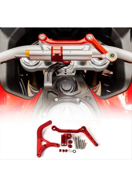 Motosiklet Ayarlanabilir Direksiyon Ducati Multistrada V4 S Rs V4 Pikes Pik Kırmızı (Yurt Dışından) indirimleri