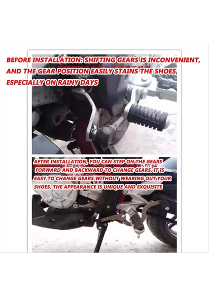 Cfmoto 800MT MT800 2024 Için Motosikle Dişli Vıcka Kullanım Pedal (Yurt Dışından) modelleri