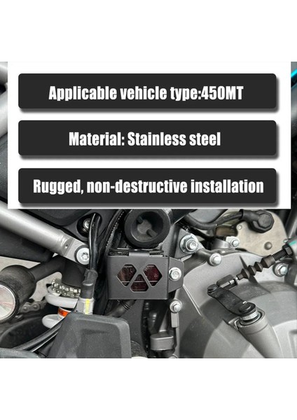 Motosiklet Arka Fren Sıvısı Rezervuar Tank Koruyucusu Fren Fren Ana Silindir Koruyucu Için Cfmoto 450MT 2024 450 mt (Yurt Dışından) indirimleri