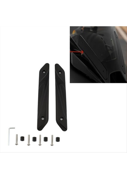 Motosiklet Ön Cam Dekoratif Braket Kapağı Ön Cam Kapağı Zontes 125M 150M 150D 350D 350M 310M Için (Yurt Dışından) fiyatları