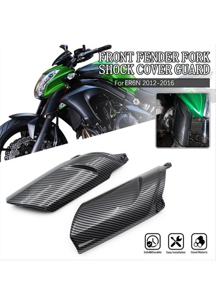 Motosiklet Ön Çamurluk Çatal Şok Kapağı Koruyucu Kawasaki ER6N 2012-2016 Motosiklet Aksesuarları (Yurt Dışından) fiyatları