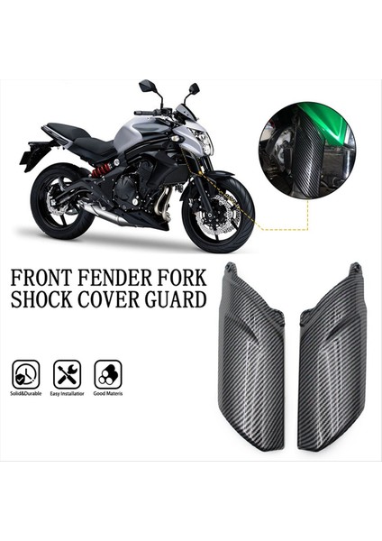 Motosiklet Ön Çamurluk Çatal Şok Kapağı Koruyucu Kawasaki ER6N 2012-2016 Motosiklet Aksesuarları (Yurt Dışından) modelleri
