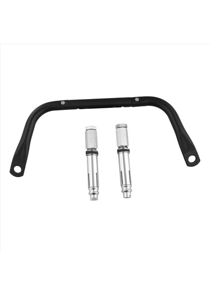 Motosiklet Çok Fonksiyonlu Kol Çocuk Güvenliği Kapat Çubukları Navigasyon Braketi Depolama Kanca Braketi Vespa GTS300 Siyah (Yurt Dışından)