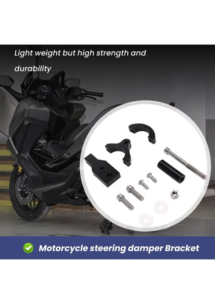Motosiklet Aksesuarları Direksiyon Dengeleyicisi Honda FORZA350 Forza 350 NSS350 Için Ayarlanabilir Damper Montaj Grubu (Yurt Dışından) indirimleri