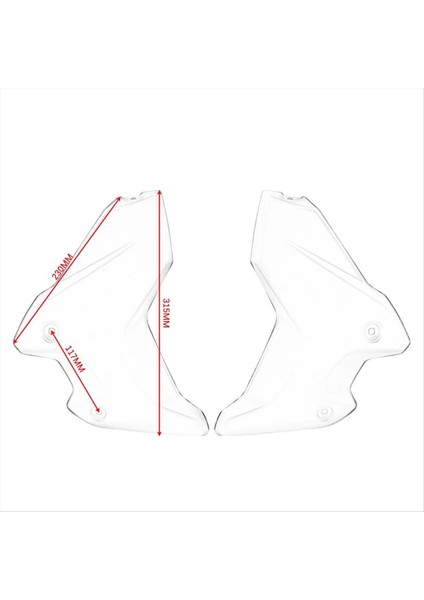 Bmw R1250GS Lc R1250 Gs R 1250GS 2018-23 Için Motosiklet Ön Radyatör Koruma Çerçevesi Yan Panel Kapak Kapağı (Yurt Dışından) fiyatları