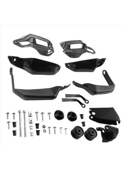 Motosiklet Aksesuarları Zontes 368G 368 G Holbar El Koruma Kalkanı Tutucu Ön Cam Koruyucusu Gri (Yurt Dışından)