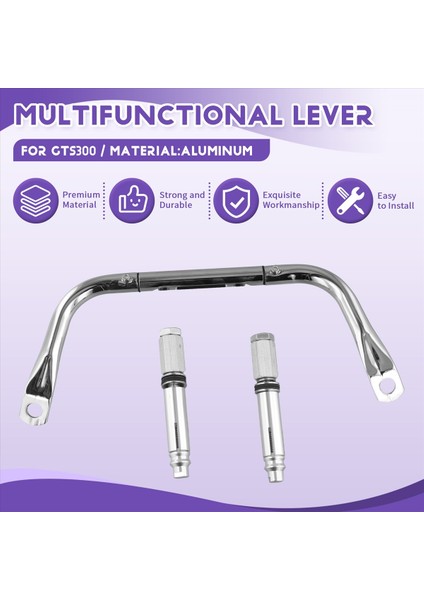 Motosiklet Çok Fonksiyonlu Kol Çocuk Güvenliği Kapat Çubukları Navigasyon Braketi Vespa GTS300 Gümüş Için (Yurt Dışından) fırsatları
