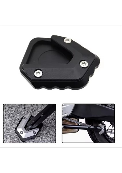 Motosiklet Kickstand Extension Foot Side Stand Pad Destek Plakası Büyütme Standı Cfmoto 700MT 700 mt MT700 2024 2025 (Yurt Dışından) modelleri