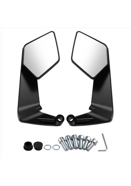 Motosiklet Evrensel Kanat Dikiz Aynası Katlanabilir Gizli Kanatçıklar Yan Ayna Bmw Için Yamaha Için Honda Için Ducati Için (Yurt Dışından) fırsatları