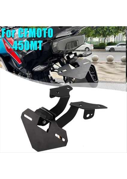 Motosiklet Plaka Tutucu Çamurluk Eliminator Kuyruk Çerçevesi Braket LED Plaka Light Cfmoto 450MT 2024 (Yurt Dışından) fiyatları