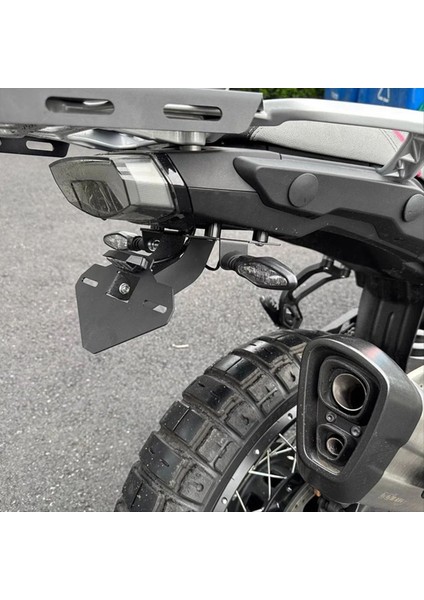 Motosiklet Plaka Tutucu Çamurluk Eliminator Kuyruk Çerçevesi Braket LED Plaka Light Cfmoto 450MT 2024 (Yurt Dışından) fırsatları