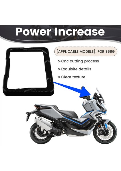 Motosiklet Modifiye Enstrüman Koruma Çerçevesi Zontes 368G Ekran Dekoratif Kabuk Ekranı Koruyucu Kapak Siyah (Yurt Dışından) fırsatları