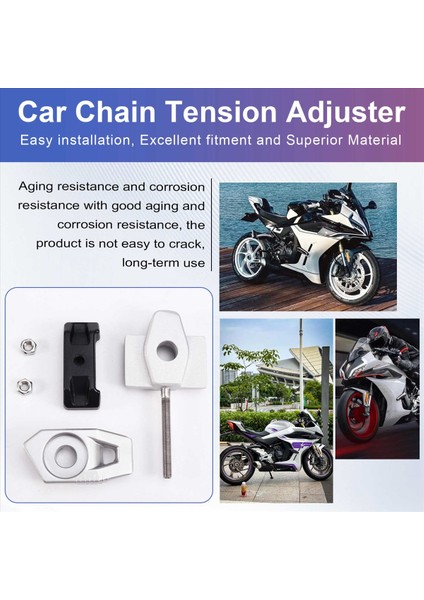 Araba Zinciri Gerilim Düzenleyici Bölme Vidası Arka Çekme Ayarı Bloğu Cfmoto 450SR CF400-6 Sağ (Yurt Dışından) indirimleri