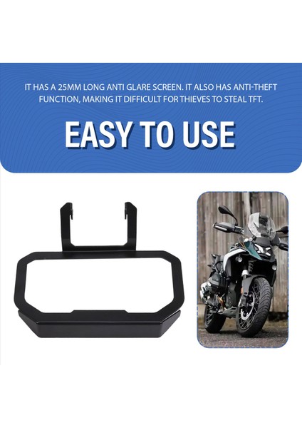 Motosiklet Tft Bmw R1300GS Için Hırsızlık Önleme Koruması Adv R1300 Gs Macera 2024 2025 Ekran Ekran Güneş Visor Kapağı (Yurt Dışından) indirimleri