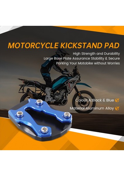 Motosiklet Kickstand Extension Foot Side Standı Cfmoto 450MT 450 mt 2024 2025 Aksesuarlar Için Plaka Pedi Büyüt (Yurt Dışından) fırsatları