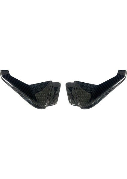 Gerçek Karbon Fiber Motosiklet Front Spoiler Winglet Aerodinamik Kanat Kiti Spoiler Için Aprilia RS660 (Yurt Dışından) fırsatları
