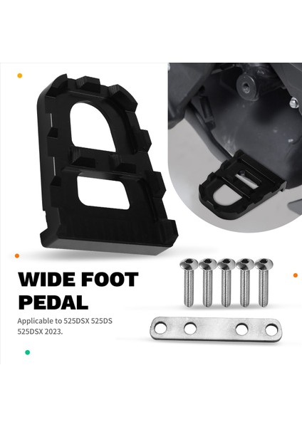 Motosiklet Aksesuarları Ayak Fren Kolu Pedalı Geniş Ayak Pegls Pedalları Voge 525DSX 525DS 525DSX 2023 (Yurt Dışından) indirimleri