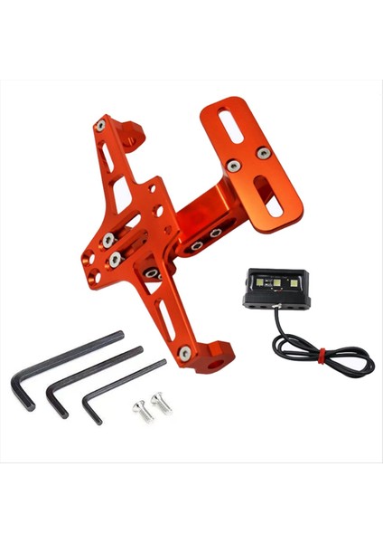 Yamaha MT07 MT09 Kawasakı Z750 Için LED Işık Evrensel Plaka Braketi ile Motosiklet Arka Plaka Tutucu (Yurt Dışından)