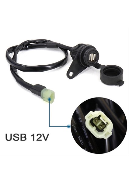 Honda CB400X Cb 400X Çift USB Dc Outlet Charger Adaptörü 12V Dv Çıkış Dönüştürücü Için Motosiklet USB Şarj Ekipmanı (Yurt Dışından) fiyatları