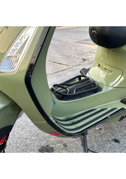 Motosiklet Aksesuarları Ayak Pedalı Arka Bagaj Raf Braket Tutucu Vespa Sprint 150 Primavera 150 Siyah (Yurt Dışından) indirimleri