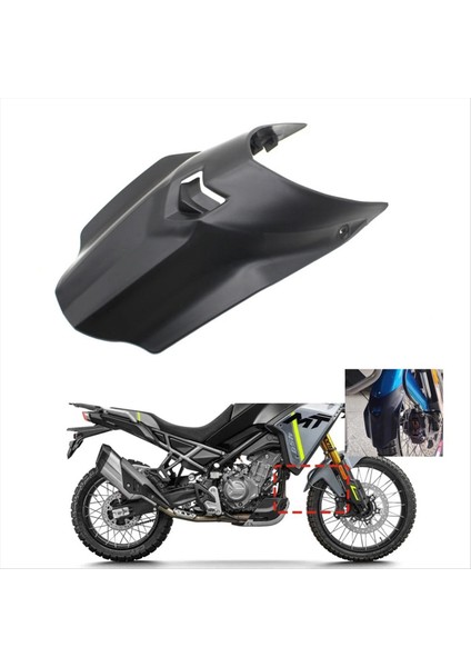 Motosiklet Çamurluk Çamurluk Ön Tekerlek Uzatma Sıçrama Koruma Cfmoto 450MT MT450 Cf 450 mt 450MT 2024 2025 (Yurt Dışından) modelleri