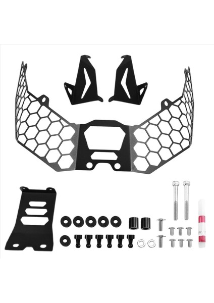 Motosiklet Ön Kaplama Far Kafası Işık Lambası Net Koruma Izgara Koruma Kapağı Zontes 368G 368 G Için Laboratuz (Yurt Dışından) indirimleri