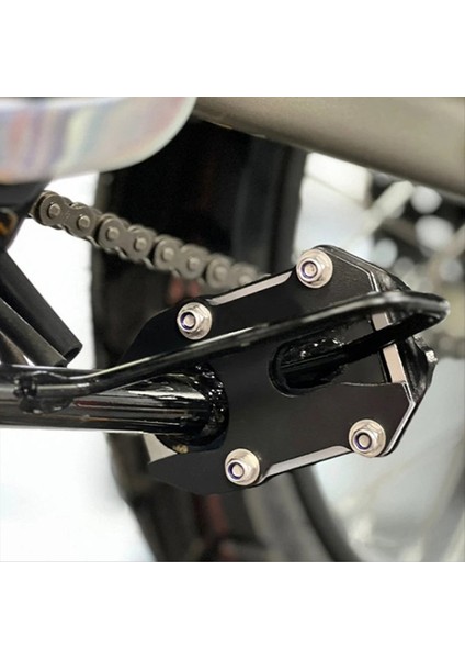 Motosiklet Aksesuarları Yan Sütun Genişlemeli Koltuk Kickstand Foot Side Stand Uzantı Pedi Honda CT125 Siyah ve Kırmızı (Yurt Dışından) fırsatları