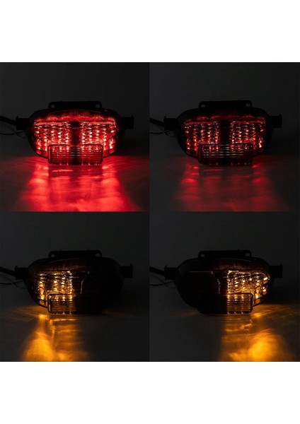 Motosiklet Arka Lamba Arka Fren Dönüş Sinyalleri Suzuki GSXR1000 Gsxr 600 750 Gsx-R 1000 K1 Için Entegre LED Işık Lambası (Yurt Dışından) indirimleri