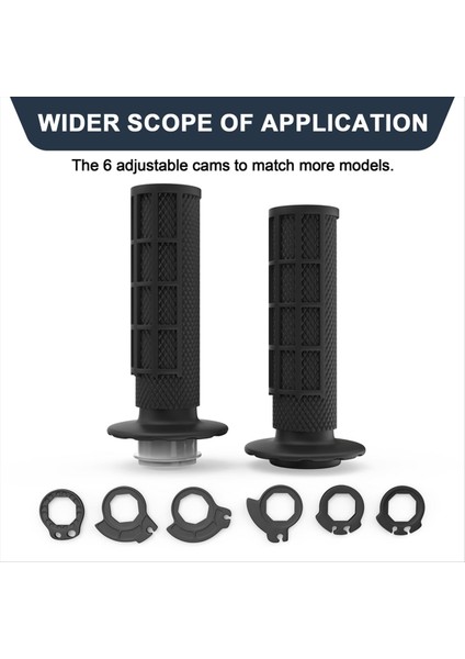 Kaymayan Kilitli Tutamaklar Snap-In Kameralı Evrensel Motosiklet Gidon Tutamakları Kir Çukur Bisikleti Handgrip Black (Yurt Dışından) fırsatları