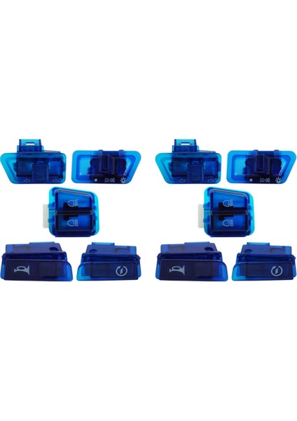 10X Motosiklet Dönüş Sinyal Anahtarı Gy6 50CC 125CC 150CC Honda Dıo AF17 AF18 Mavi (Yurt Dışından)