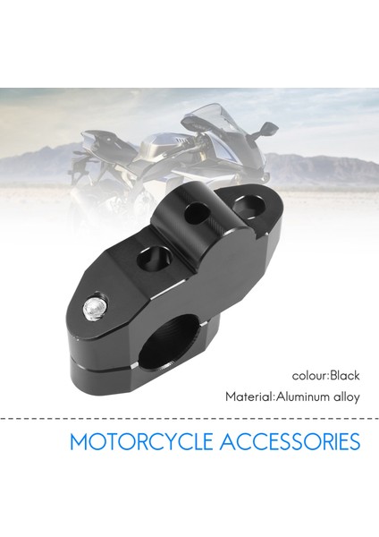 Honda Suzuki Kawasaki Yamaha Black Için 22MM Çubuk Kelepçesi Için Evrensel Motosiklet Gideri Yükseltici (Yurt Dışından) fırsatları