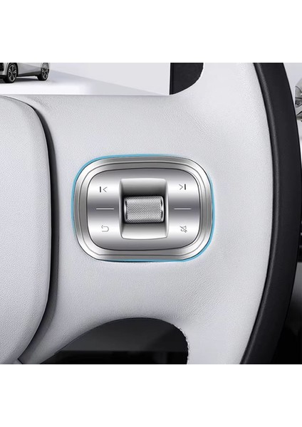 Xiaopeng G6 2023 2024 Iç Aksesuarlar Için Araç Direksiyon Simidi Düğmesi Koruyucu Çıkartma (Yurt Dışından) modelleri
