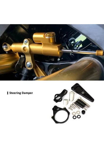 Motosiklet Ayarlanabilir Direksiyon Damper Sabetçi Braket Montaj Kiti Honda X-Adv 750 2017- NSS750 2021- Altın (Yurt Dışından) modelleri