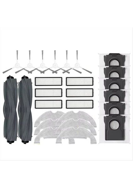 Dream D10 Için Aksesuarlar Plus Gen 2 RLD32GD Vakum Parçaları Ana Roller Yan Fırça Hepa Filtre Mop Bez Toz Çantası (Yurt Dışından)