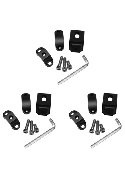 3x TG80 Far Sabit Raf Gidonu 22MM 7/8inç Motosiklet Far Monte Tutucu Tüp Kelepçesi Kafe Yarışçısı Kıyıcı (Yurt Dışından)