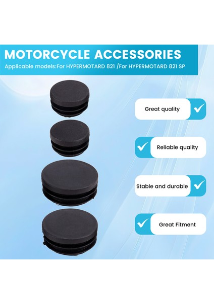 Motosiklet Çerçeve Deliği Kapak Kapakları Dekoratif Çerçeve Kapağı Ducati Hiperstrada 821SP HIPERSTRADA821 Aksesuarları (Yurt Dışından) fırsatları