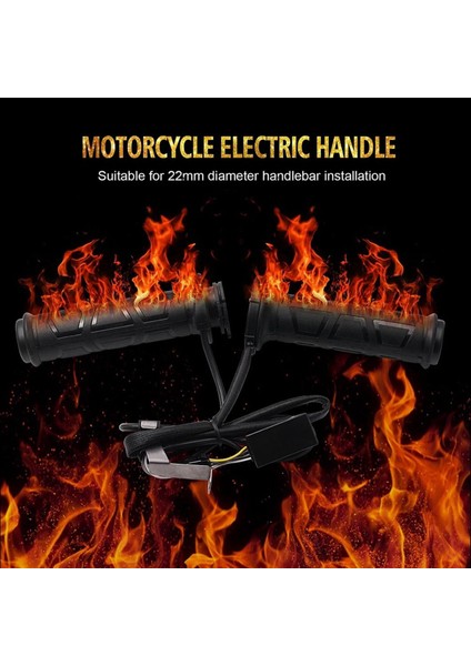 2x 7/8 Motosiklet Isıtmalı Gidon Elektrikli Sıcak Tutuşmalar 12V Saplama Daha Sıcak 22MM Ayarlanabilir Sıcaklık Aksesuarları (Yurt Dışından) indirimleri