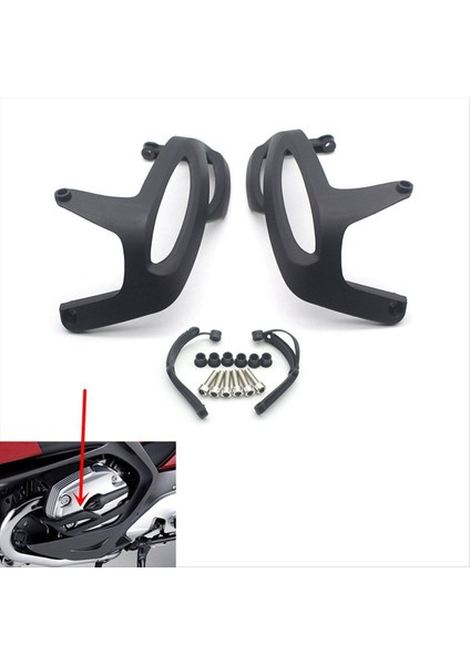 Motosiklet Motor Koruma Yan Kapak Bmw R1200R R1200RT R1200GS R1200S Için Silindir Baş Koruma Koruyucusu (Yurt Dışından) indirimleri