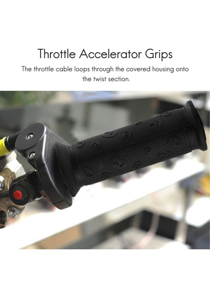 47CC 49CC Mini Moto Bisiklet Kir Bisiklet Dörtlü Için Kısıtlanabilir Twist Gaz Kablosu Seti (Yurt Dışından) fırsatları