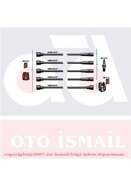 BUJİ KABLO TK R19 1989-1994 -CLIO 1.2 1990-1996 -TWNG 1.2 C3G 1993-1997 7702252450