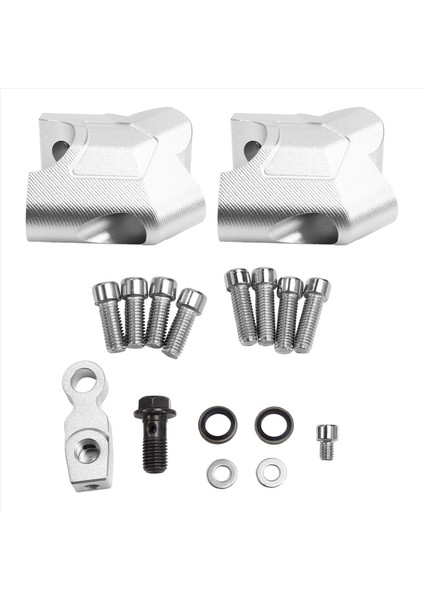 Motosiklet Gideri Yükseltici Montaj Kelepçesi Gidon Liği ve Arka Kaydırma Adaptör Parçaları Cfmoto 800MT Gümüş (Yurt Dışından) fiyatları