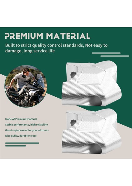Motosiklet Gideri Yükseltici Montaj Kelepçesi Gidon Liği ve Arka Kaydırma Adaptör Parçaları Cfmoto 800MT Gümüş (Yurt Dışından) indirimleri