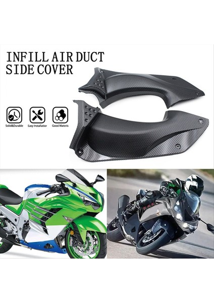 Motosiklet Vücut Fairings Hava Kanalı Yan Kapak Kawasaki Zx 14R ZX-14R 2006-2011 Için Hava Kutusu Fairings (Yurt Dışından) fiyatları