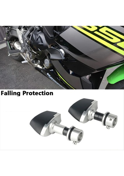 Motosiklet Düşen Koruma Çerçevesi Slider Firsting Koruma Koruyucusu Kawasaki Z650 NINJA650 2017-2024 Için (Yurt Dışından) fiyatları