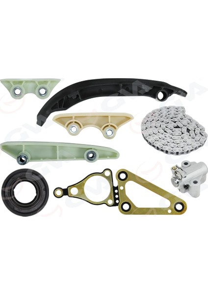 EKSANTRİK ZİNCİR SETİ TRANSIT 5348 5363 RANGER 11- 2.2 155PS 9 PARÇA KTCK3Q 6M000 A1A T304724 CK3Q6M000