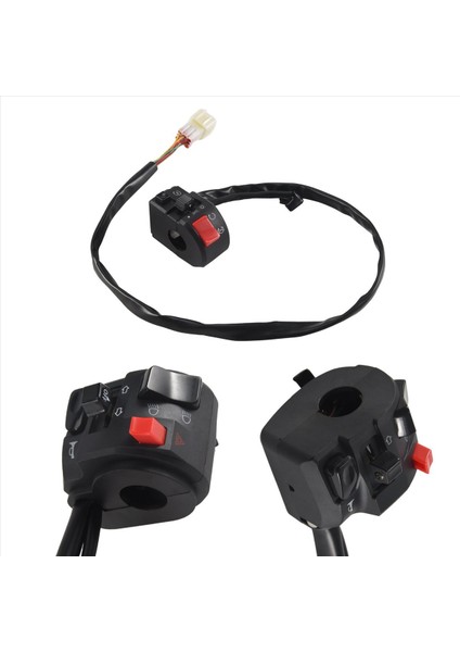 7/8 Inç 22MM Atv Motosiklet Gidon Kontrol Anahtarları Boynuz Düğmesi Dönüş Sinyali Sisi Tavar Işığı Işık (Yurt Dışından) fiyatları